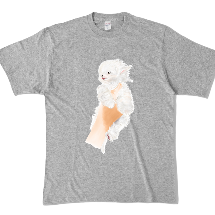 カラーTシャツ - XL - 杢グレー (濃色)