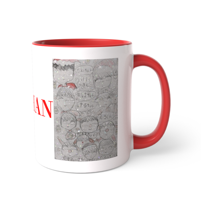 ツートンカラーマグカップ - 直径 8.2cm / 高さ 9.5cm