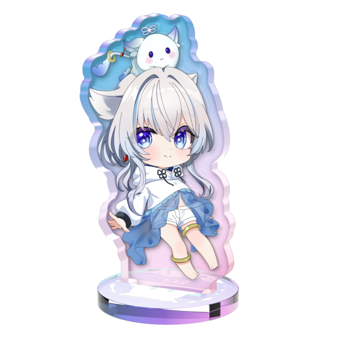 【部屋着＆ショートヘア】オーロラアクスタ - 50 × 50mm