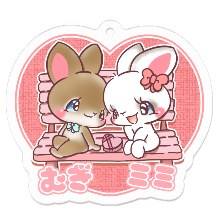 アクリルキーホルダー - 50 x 50 (mm)