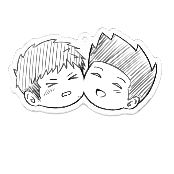 アクリルキーホルダー - 70 x 70 (mm)