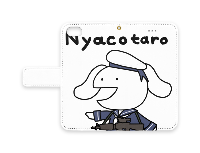 手帳型iPhoneケース - iPhone 8 / 7 - ストラップ穴 あり