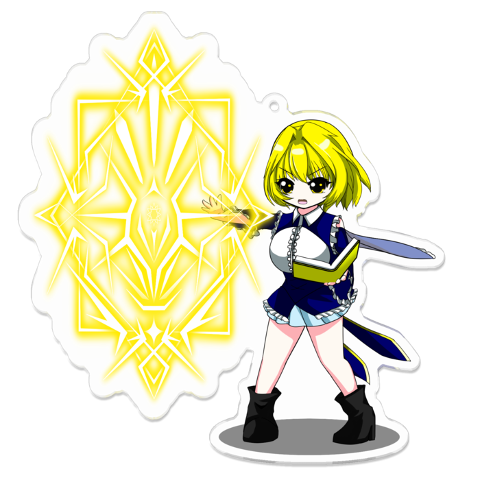 アクリルキーホルダー - 100 x 100 (mm)