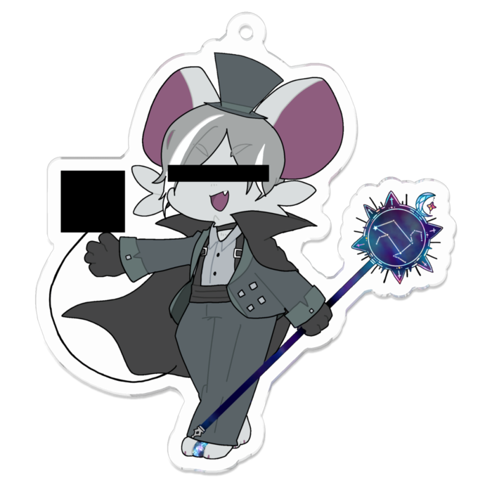 アクリルキーホルダー - 70 x 70 (mm)