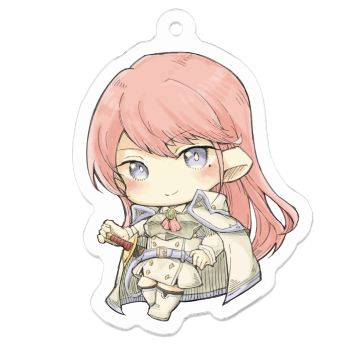 アクリルキーホルダー - 50 x 50 (mm)