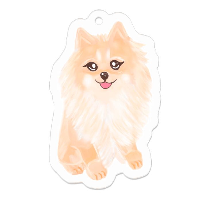 アクリルキーホルダー - 50 x 50 (mm)