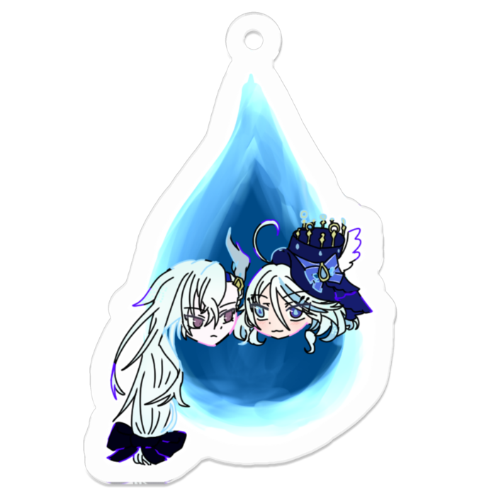 アクリルキーホルダー - 50 x 50 (mm)