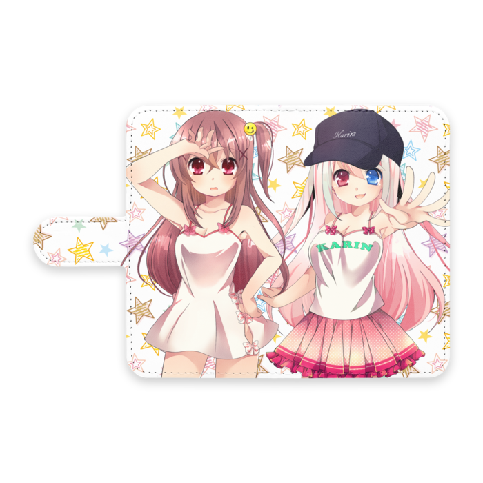 手帳型Androidケース - S - ストラップ穴 なし