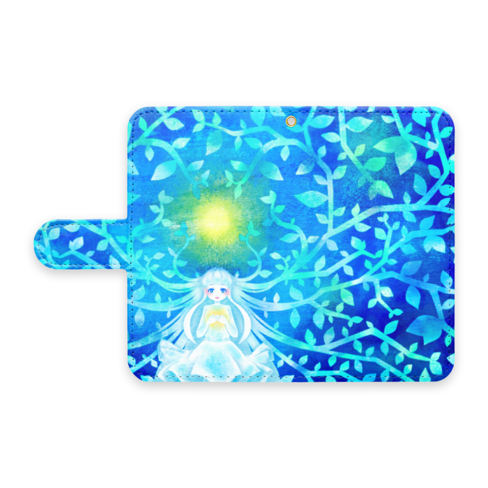 手帳型Androidケース - S - ストラップ穴 あり