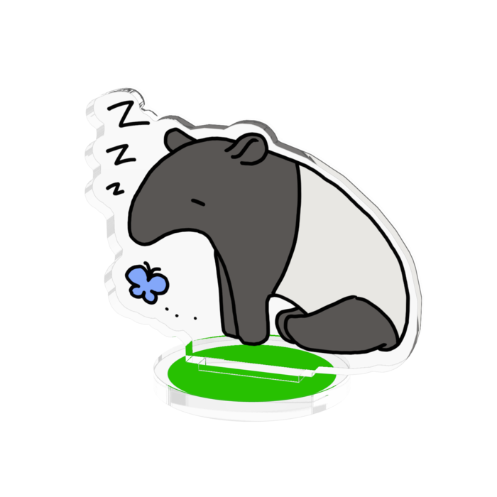 寝てるバク