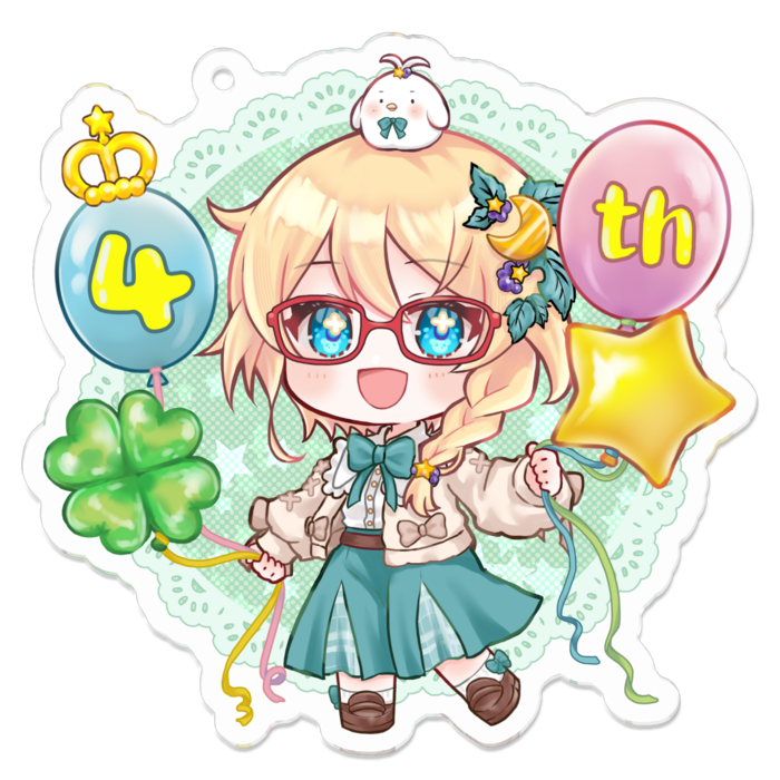 アクリルキーホルダー - 70 x 70 (mm)