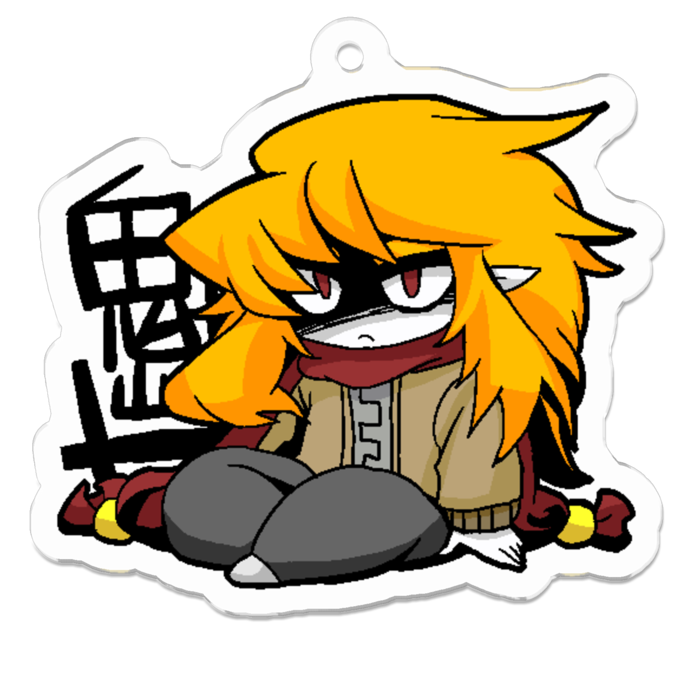 アクリルキーホルダー - 50 x 50 (mm)