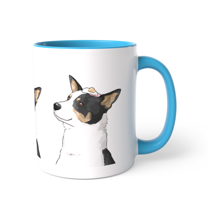 ツートンカラーマグカップ - 直径 8.2cm / 高さ 9.5cm