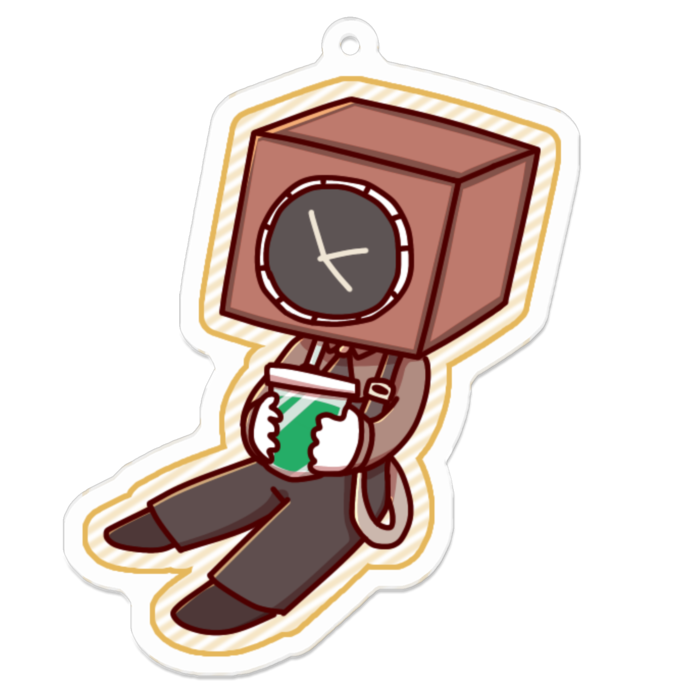 アクリルキーホルダー - 70 x 70 (mm)