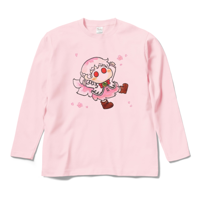 ロングスリーブTシャツ - M - ライトピンク