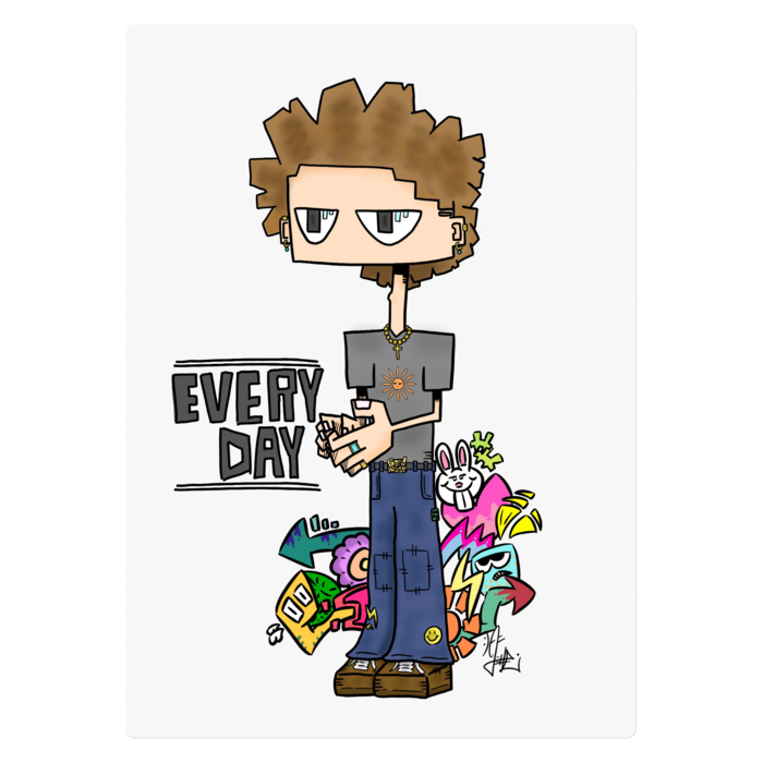 ステッカー - 160 x 160 (mm)