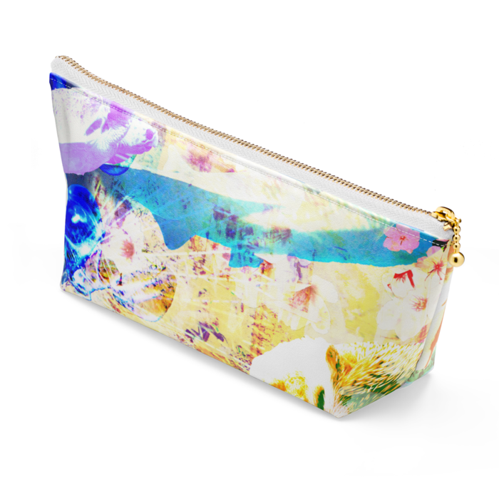 ポーチ - 長さ21.5cm / 高さ10cm - ホワイト