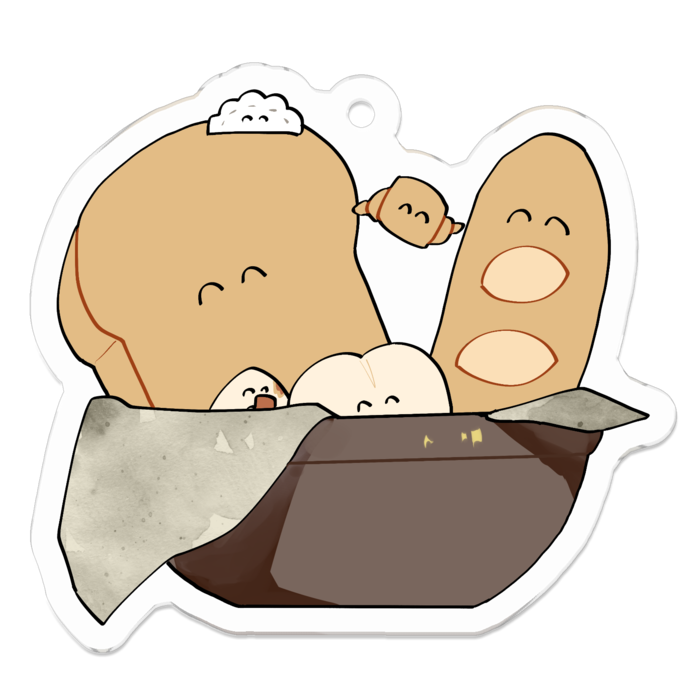 アクリルキーホルダー - 50 x 50 (mm)