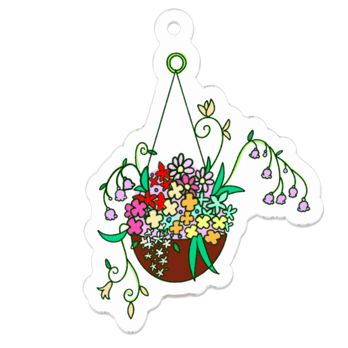 アクリルキーホルダー - 50 x 50 (mm)