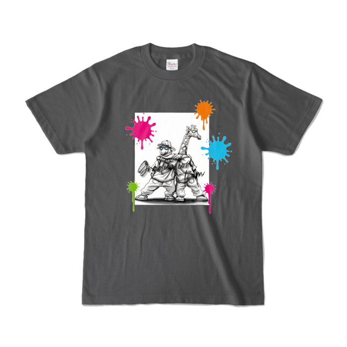 カラーTシャツ - S - チャコール (濃色)