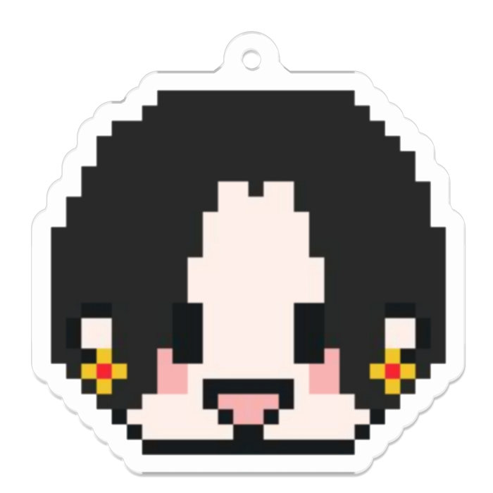 アクリルCCDキーホルダー - 50 x 50 (mm)(8)