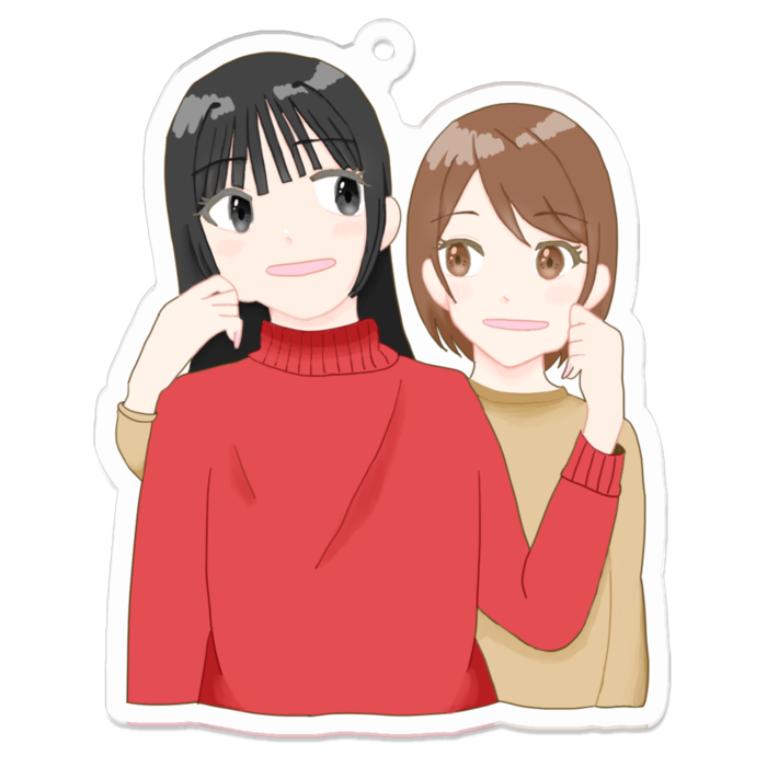 アクリルキーホルダー - 70 x 70 (mm)