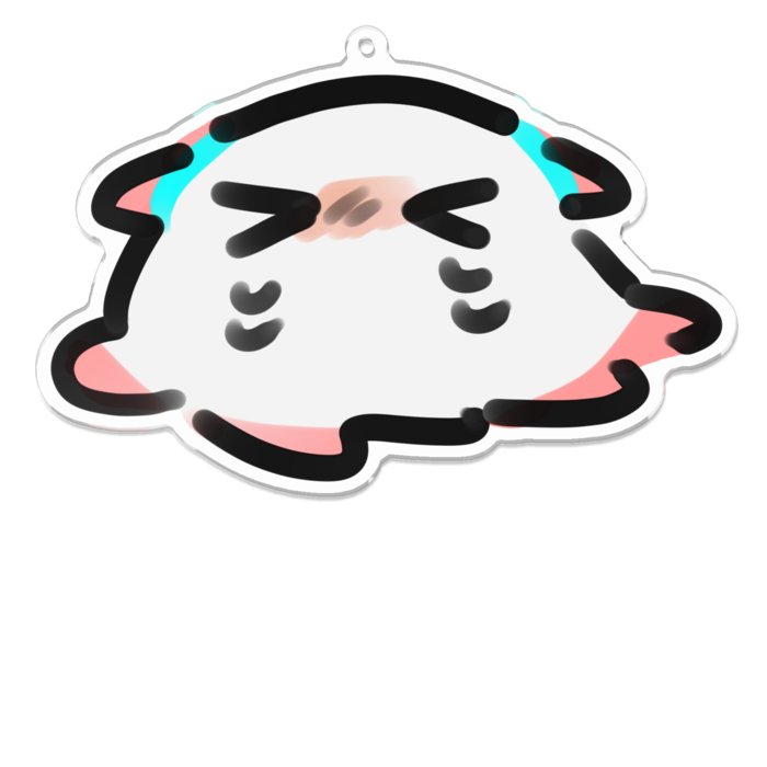 アクリルキーホルダー - 100 x 100 (mm)