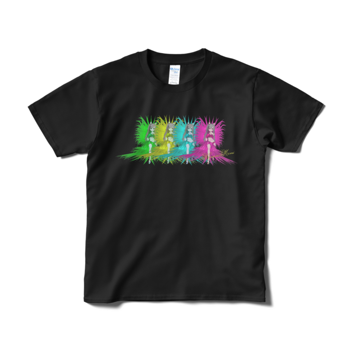 雲母ミミ誕生日グッズ2024　サンバTシャツ - S - ブラック