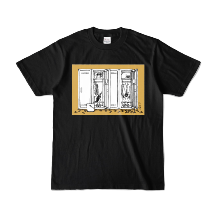 カラーTシャツ - S - ブラック (濃色)