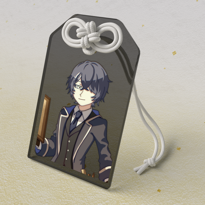 アクリルお守り　50 × 80mm　美術室のカオナシさん（女性）