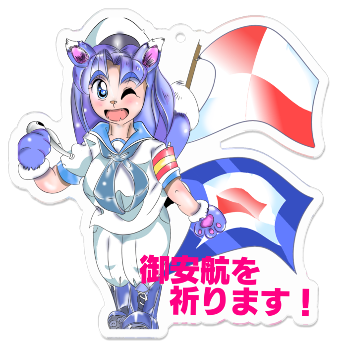 アクリルキーホルダー - 70 x 70 (mm)