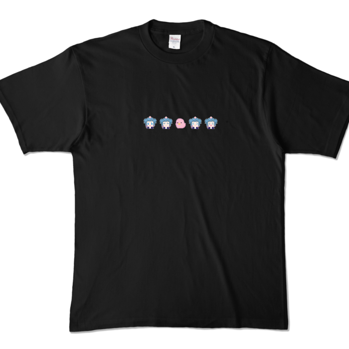 ドット絵Tシャツ(ブラック) XLサイズ