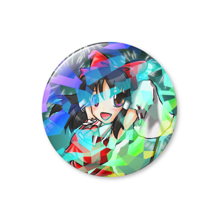 霊夢ホログラム缶バッジ - 56mm