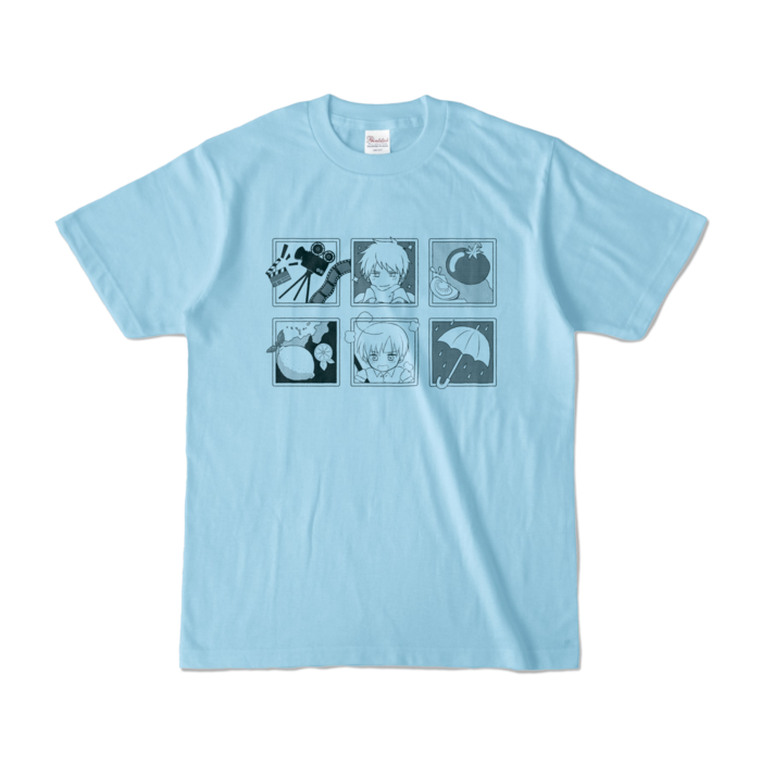 カラーTシャツ - S - ライトブルー (淡色)