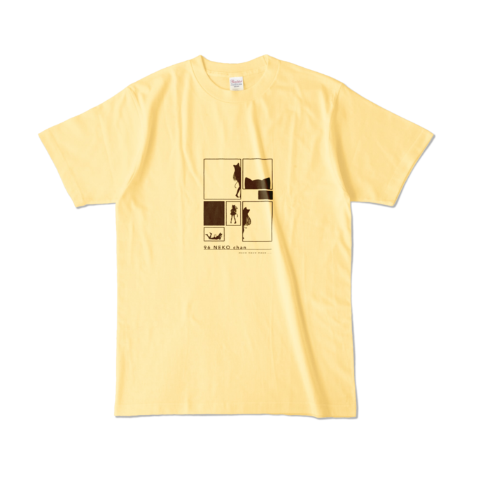 カラーTシャツ - L - ライトイエロー (淡色)