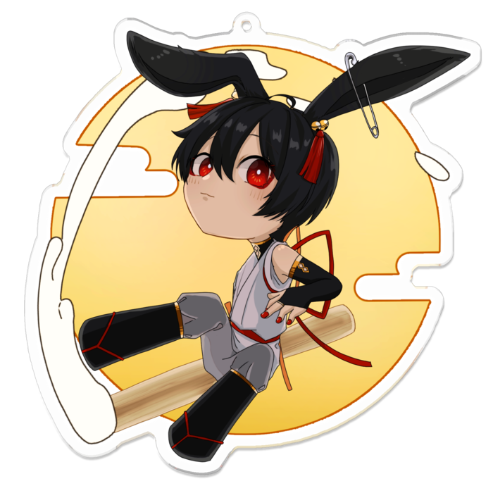 アクリルキーホルダー - 100 x 100 (mm)