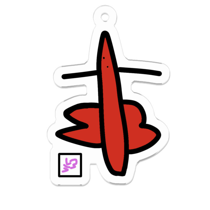 アクリルキーホルダー - 50 x 50 (mm)