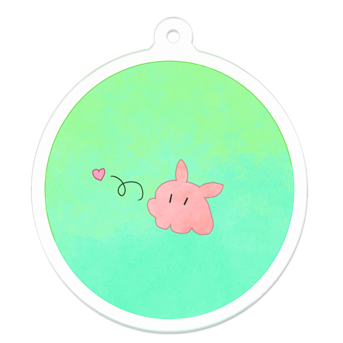 アクリルキーホルダー - 50 x 50 (mm)