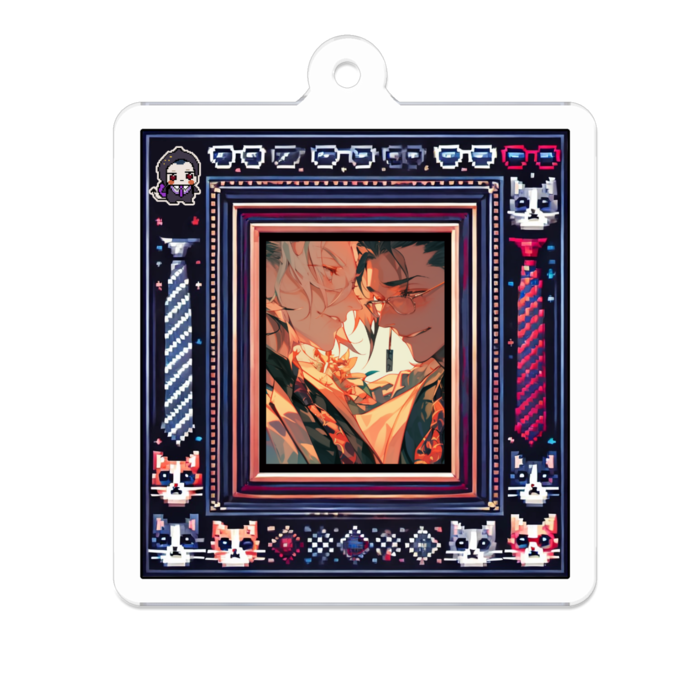 アクリルキーホルダー - 50 x 50 (mm)