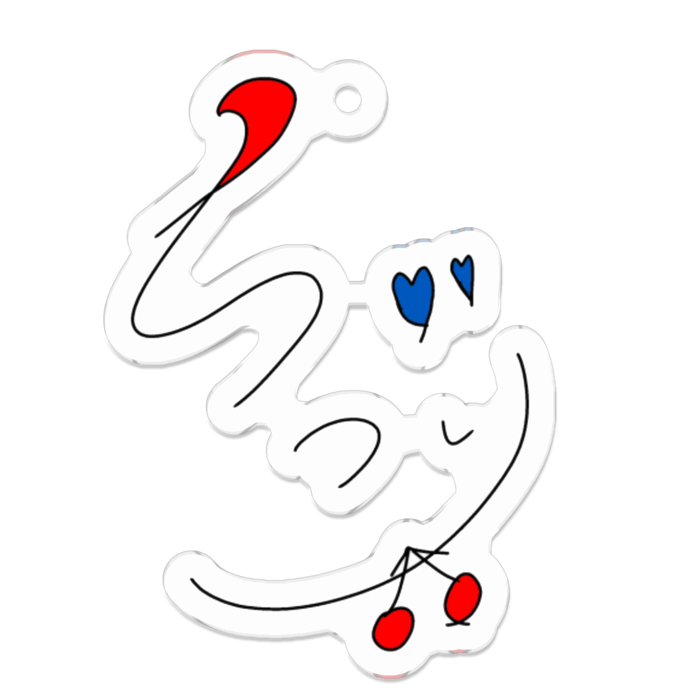 アクリルキーホルダー - 50 x 50 (mm)