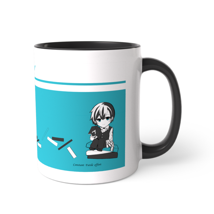 ツートンカラーマグカップ - 直径 8.2cm / 高さ 9.5cm