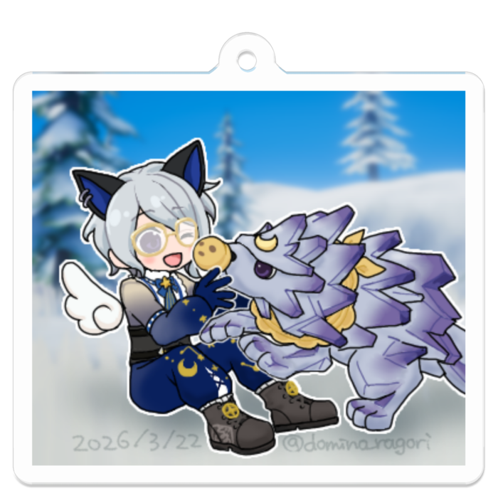 アクリルキーホルダー - 50 x 50 (mm)(63)