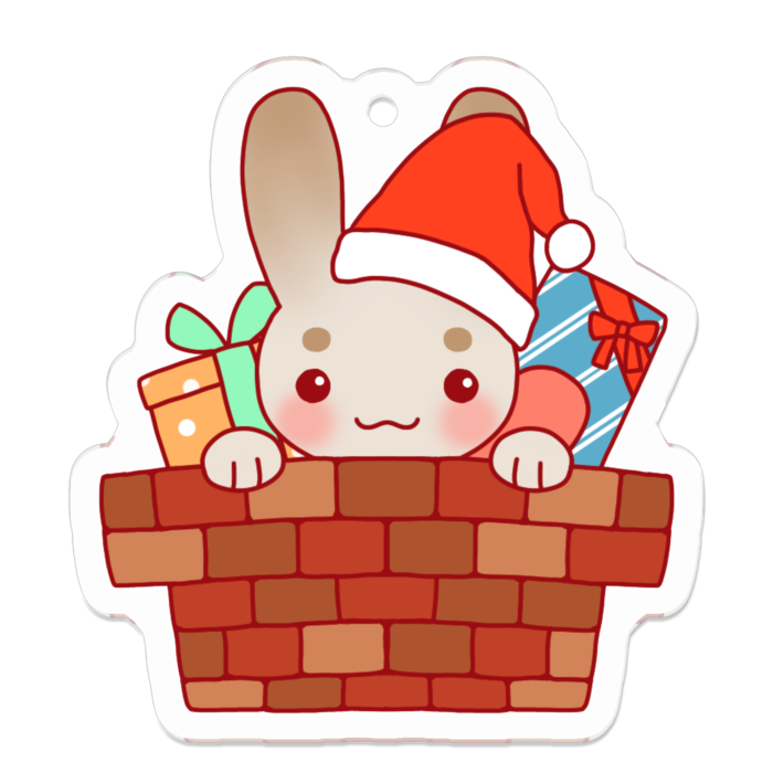 アクリルキーホルダー - 50 x 50 (mm)