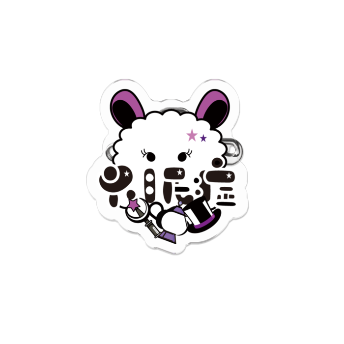 アクリルバッジ - 50 x 50 (mm)