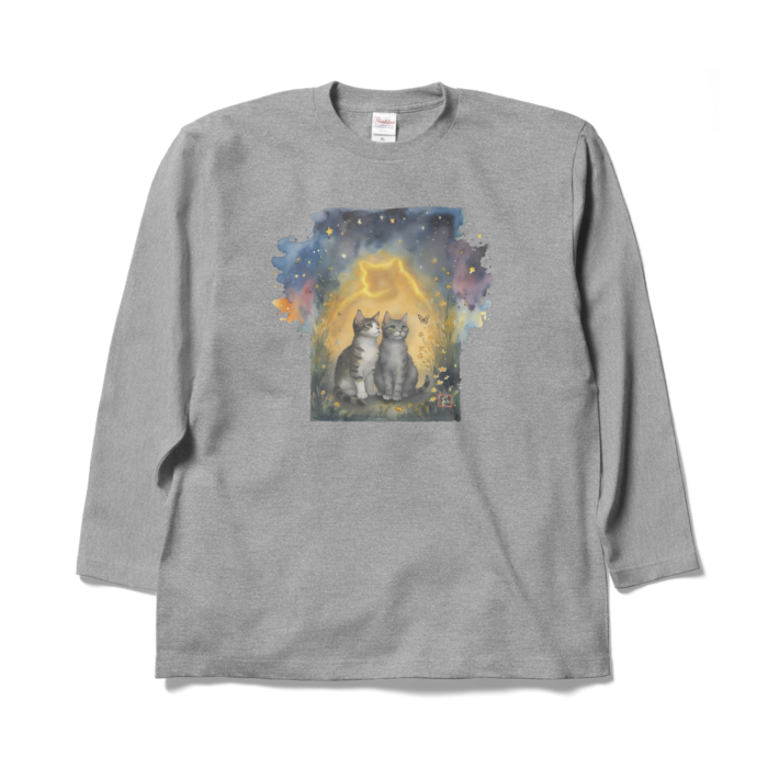 ロングスリーブTシャツ - XL - 杢グレー