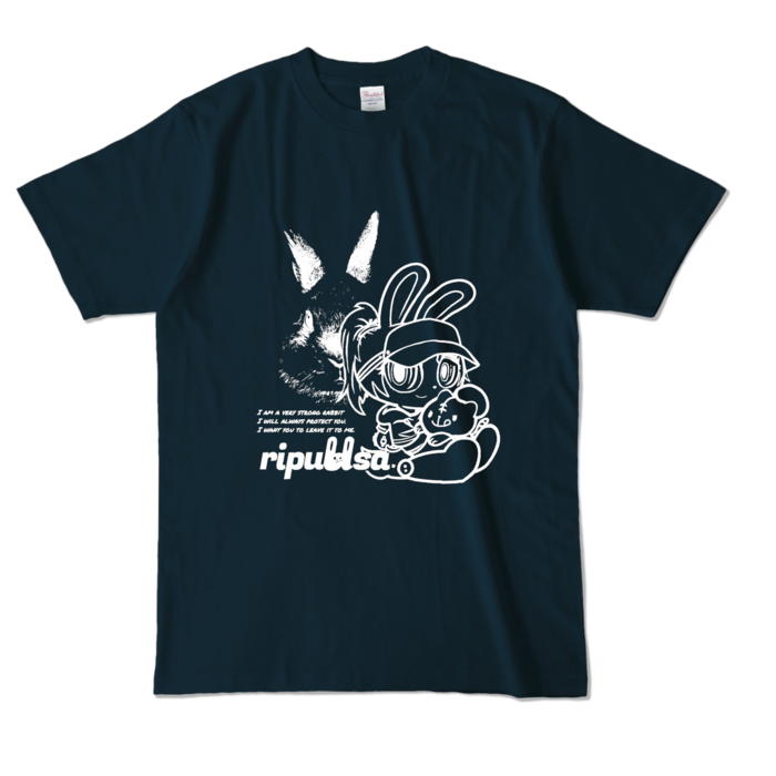 カラーTシャツ - L - ネイビー (濃色)