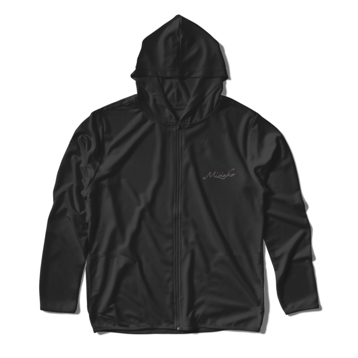 ジップパーカー - L - ブラック