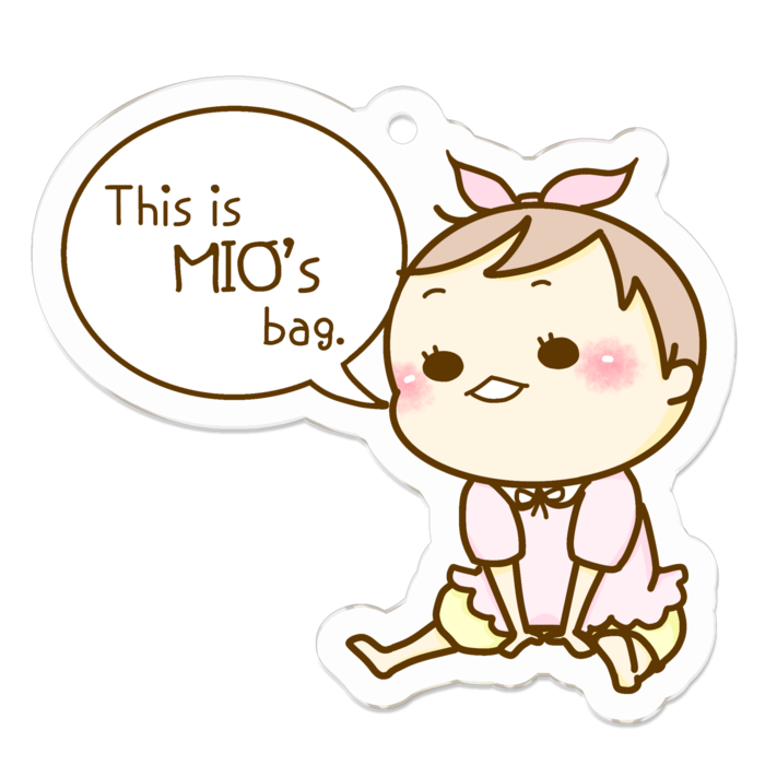 アクリルキーホルダー - 50 x 50 (mm)