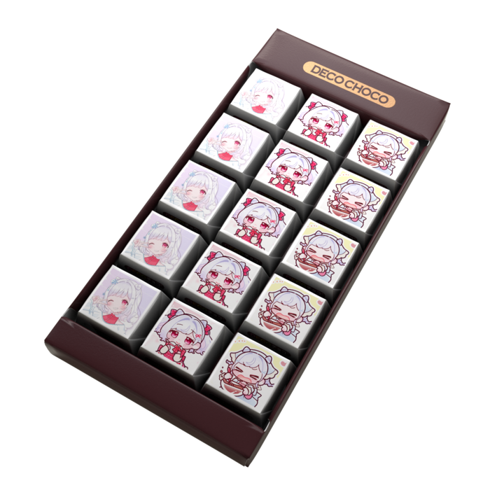 DECOチョコ - 列ごとにデザイン