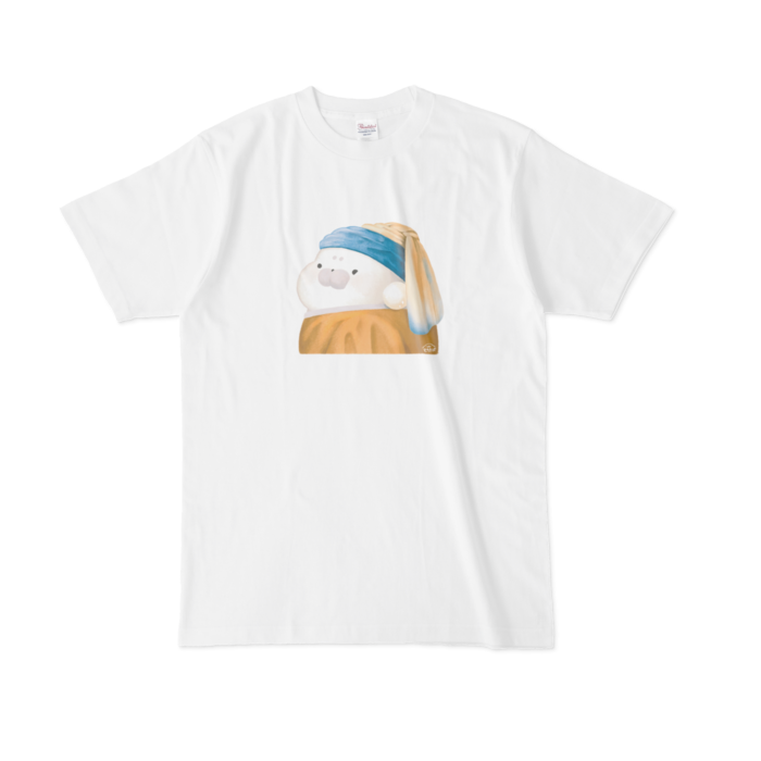 あざらし（ホワイト）Tシャツ - L - 白